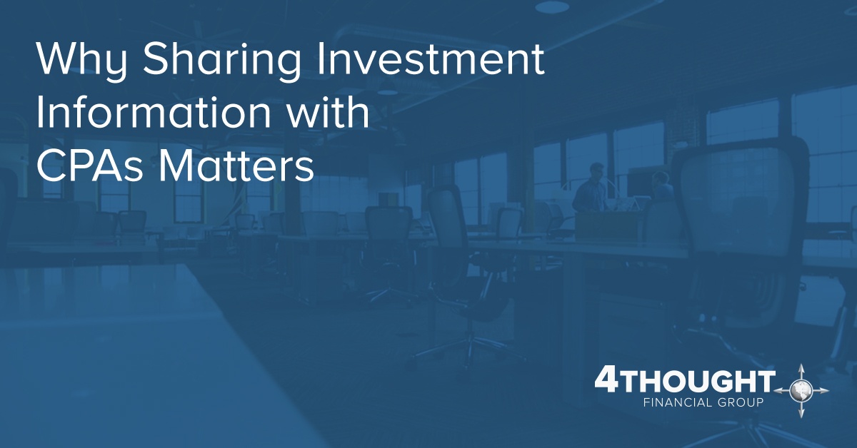 Why Sharing Investment Information with CPAs Matters