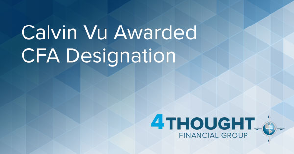 Calvin Vu Awarded CFA Designation