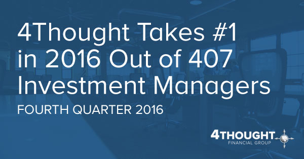 4Thought Takes #1 Out of 407 Investment Managers