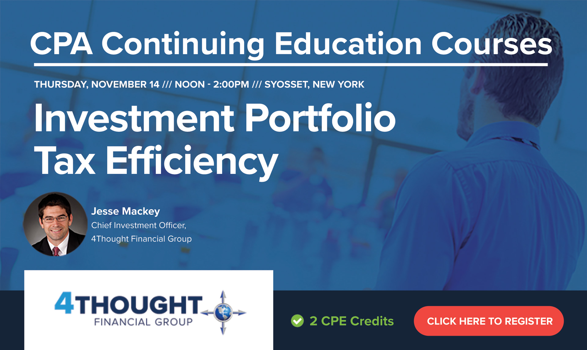 CPA Continuing Education Course Investment Portfolio Tax Efficiency